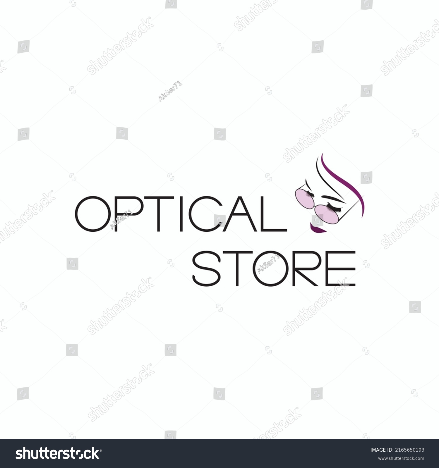 Optical Logo Creative Eye Concept Logo Stock Vector (Royalty Free ...