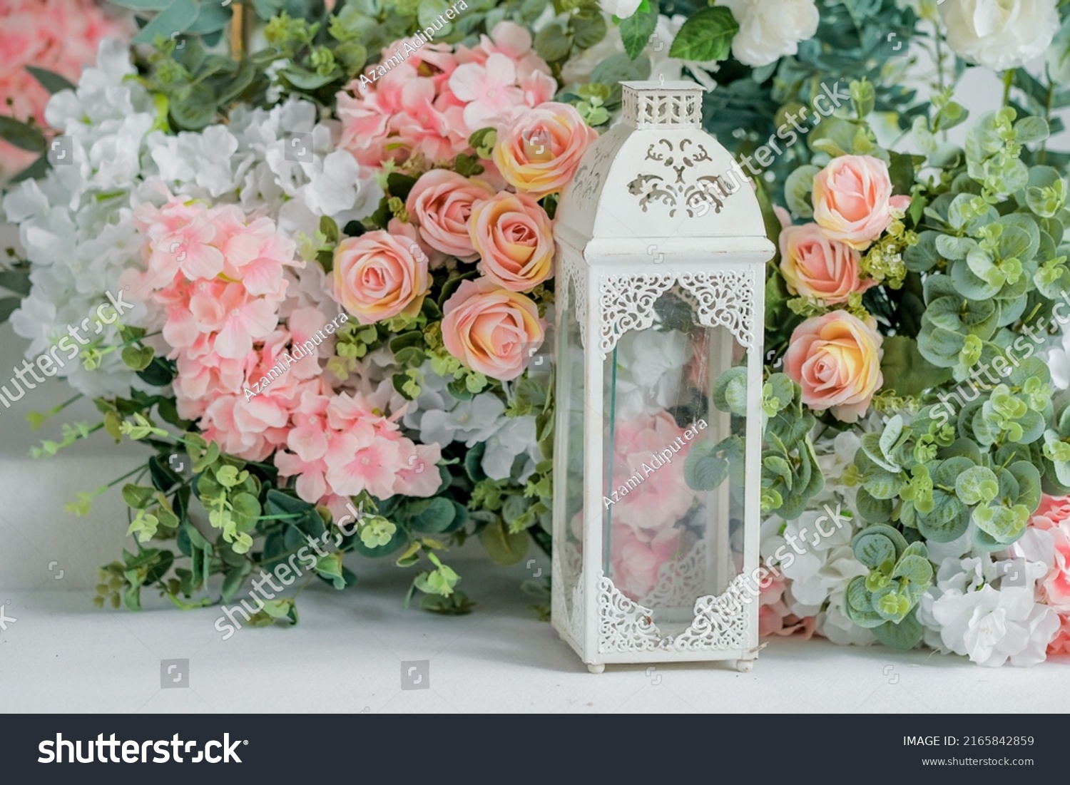 Beautiful Decoration Malay Wedding Ceremony Stock Photo 2165842859