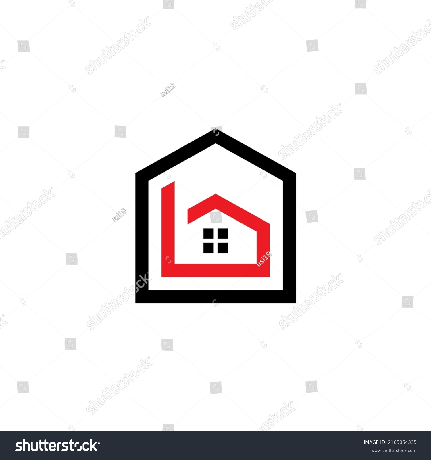 Letter B Real Estate Logo Vector Stock Vector (Royalty Free) 2165854335 ...