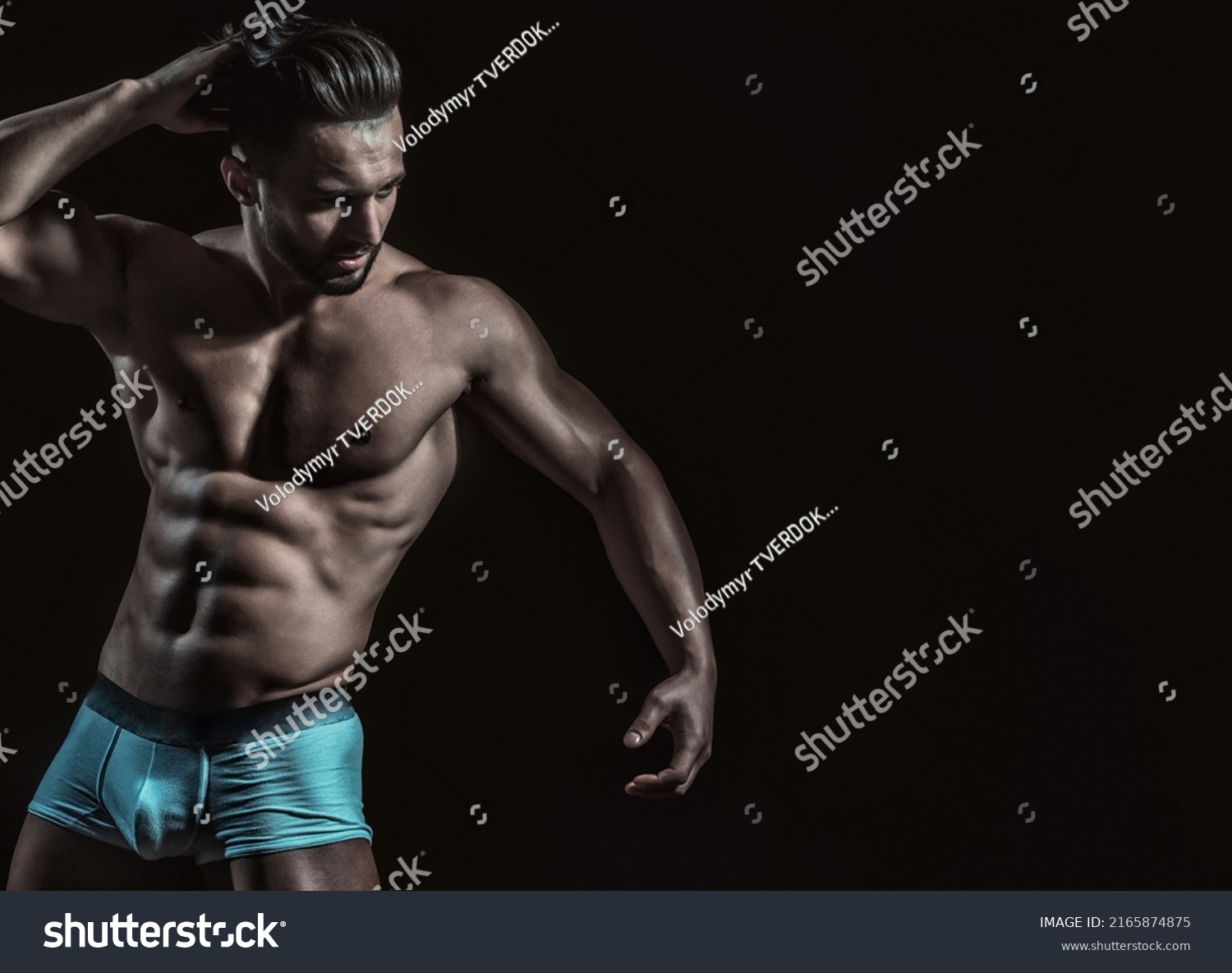 Sexy Male Model Body Nude Torso Stock Photo Shutterstock