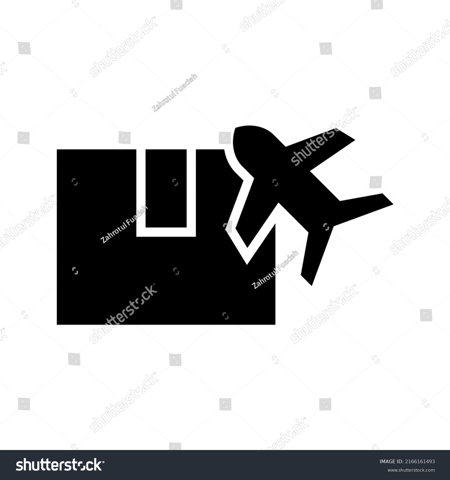 Air Freight Icon Logo Isolated Sign Stock Vector (Royalty Free ...