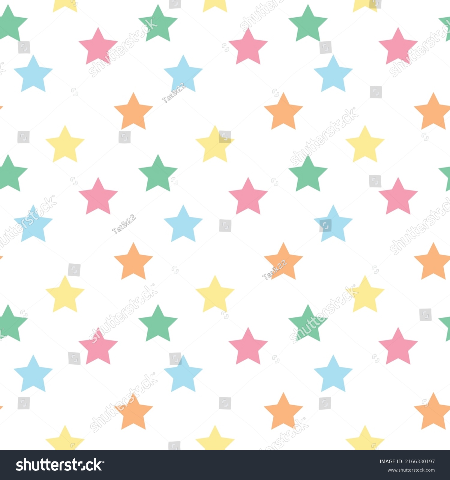 Stars On Transparent Background Seamless Vector Stock Vector (Royalty ...