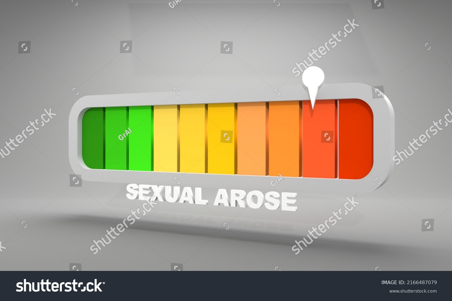 Sexual Arose Meter Scale Pointer Libido Stock Illustration 2166487079 Shutterstock 