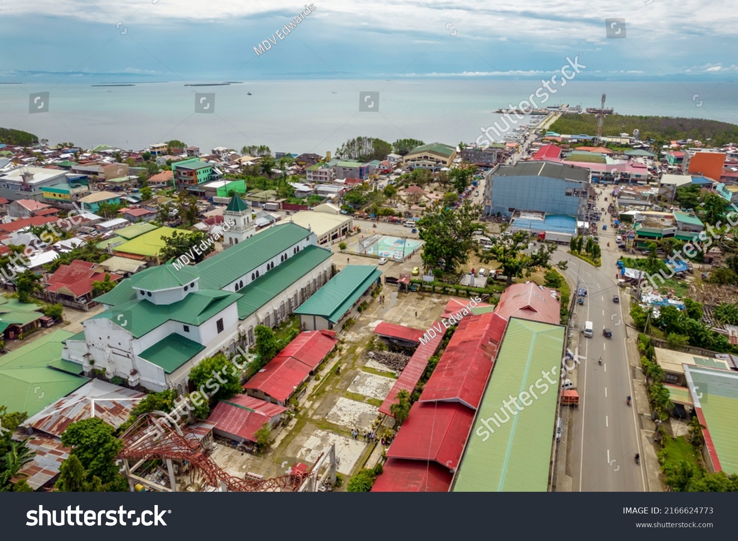 Tubigon Bohol Philippines May 2022 Aerial Stock Photo 2166624773 