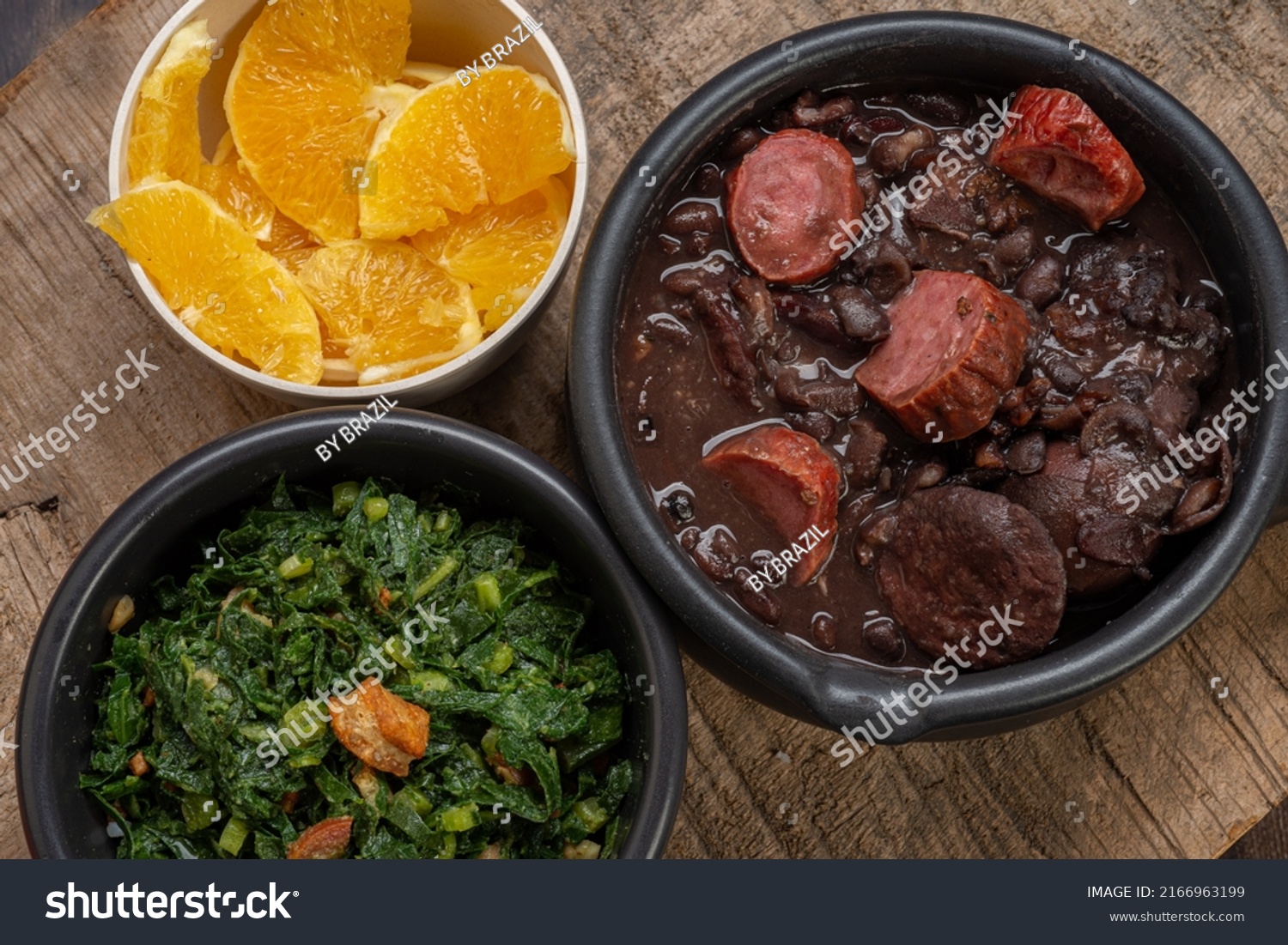 Feijoada Typical Traditional Food Brazilian Cuisine Stock Photo ...