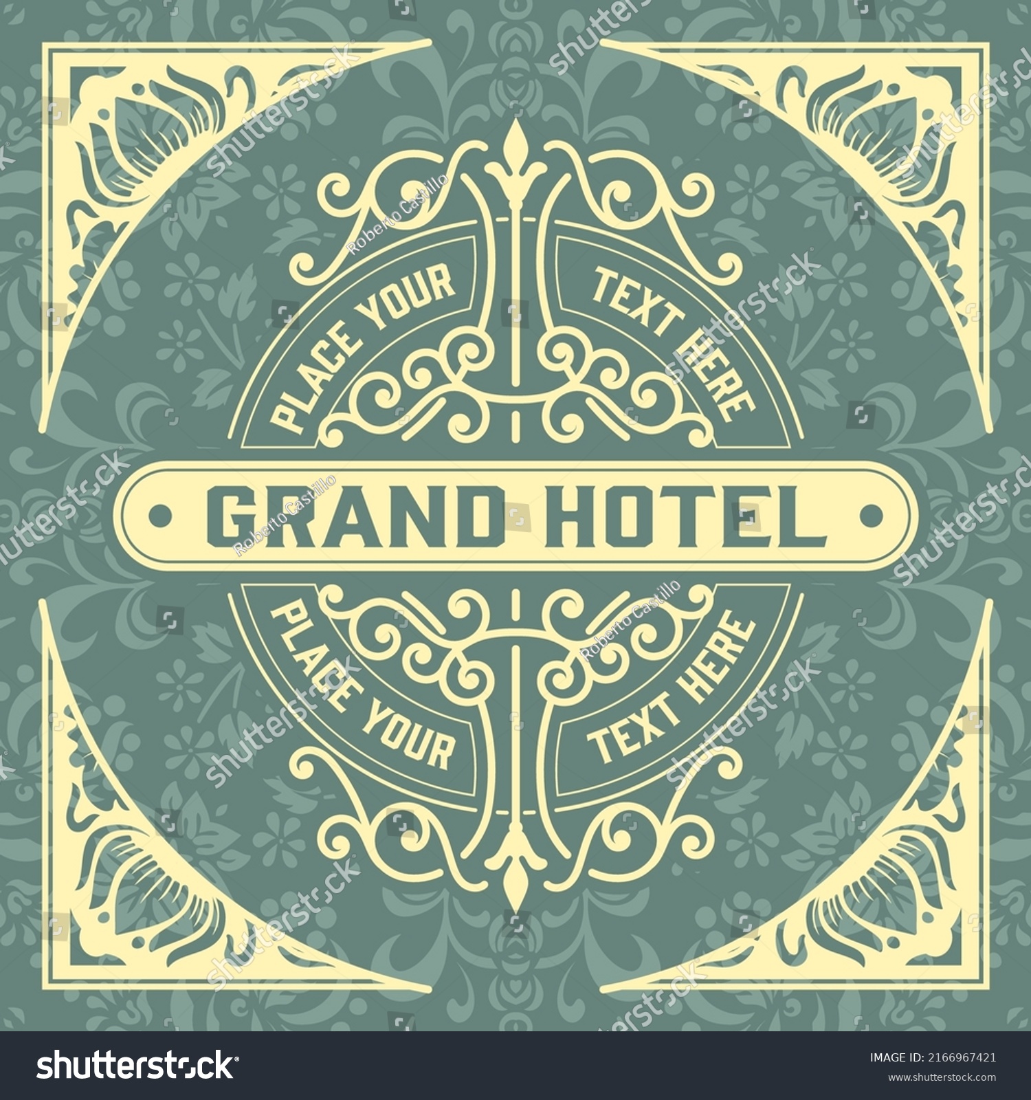 Western Card Vintage Style Stock Vector (Royalty Free) 2166967421 ...