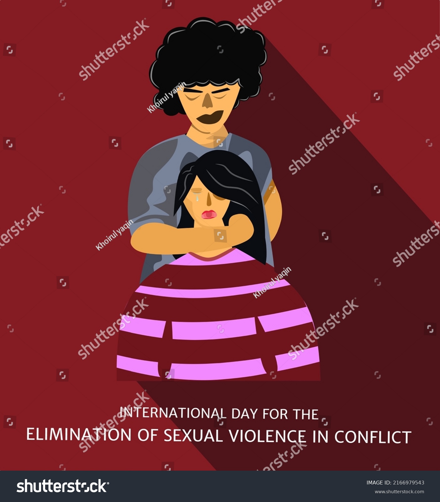 International Day Elimination Sexual Violence Conflict Stock Vector Royalty Free 2166979543