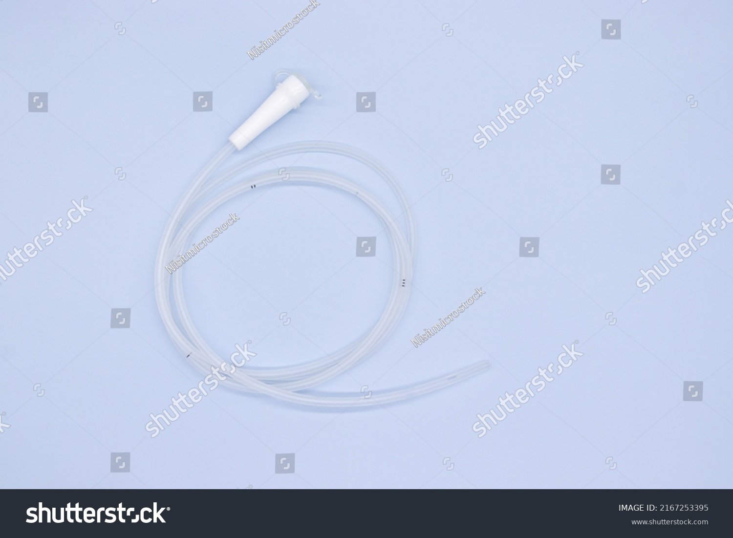 Nasogastric Tube White Head On Blue Stock Photo 2167253395 | Shutterstock