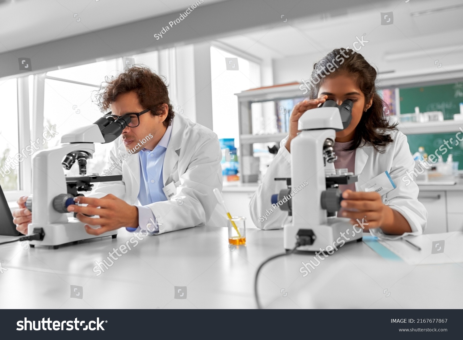 Science Research Work People Concept International Stock Photo ...