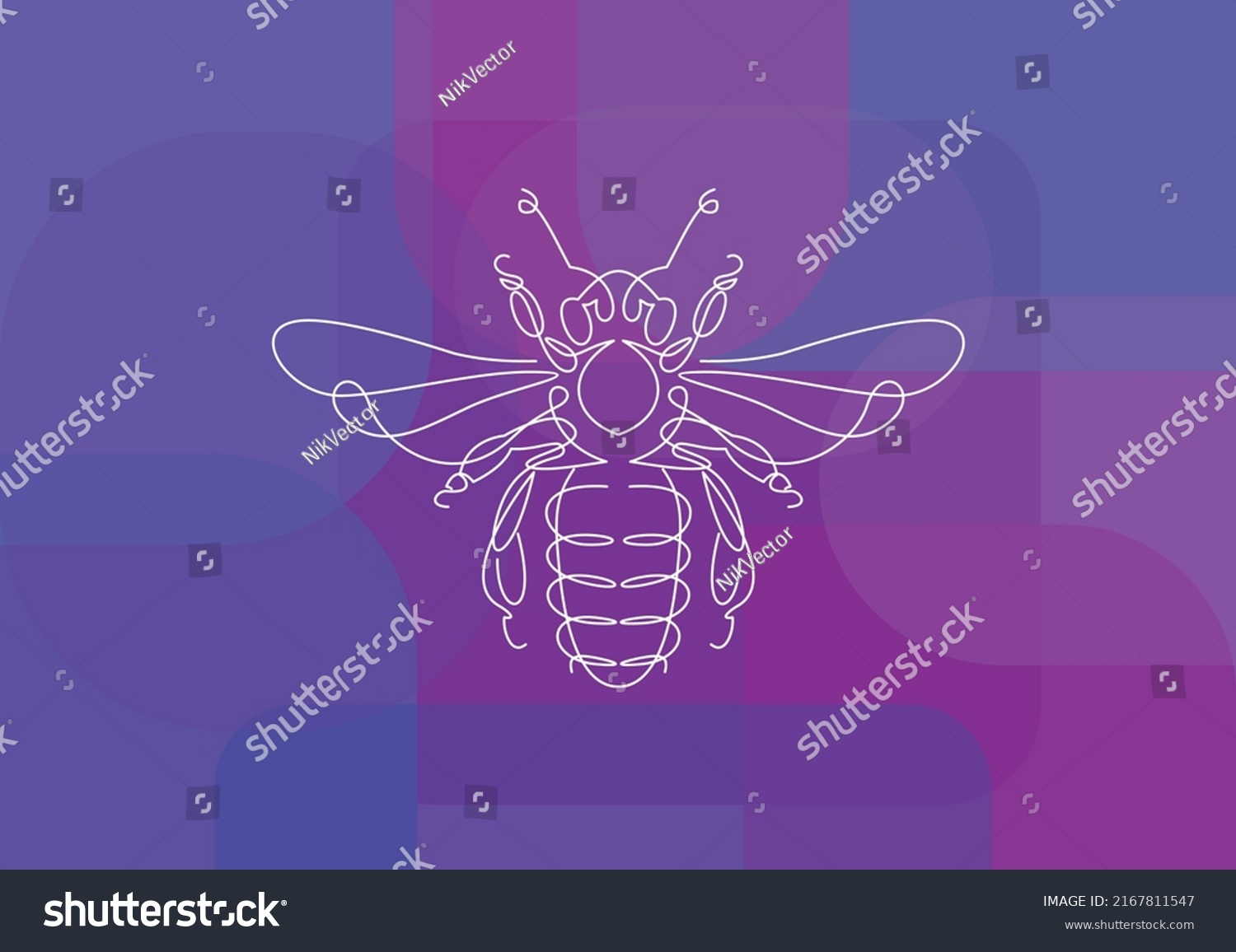 bee-logo-design-vector-template-linear-stock-vector-royalty-free