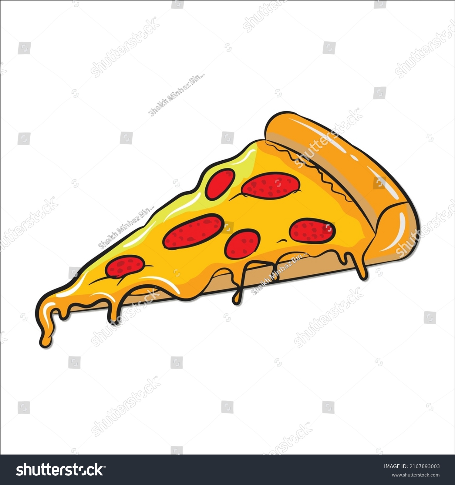 Pizza Vector Art Icons Graphics Stock Vector (Royalty Free) 2167893003 ...