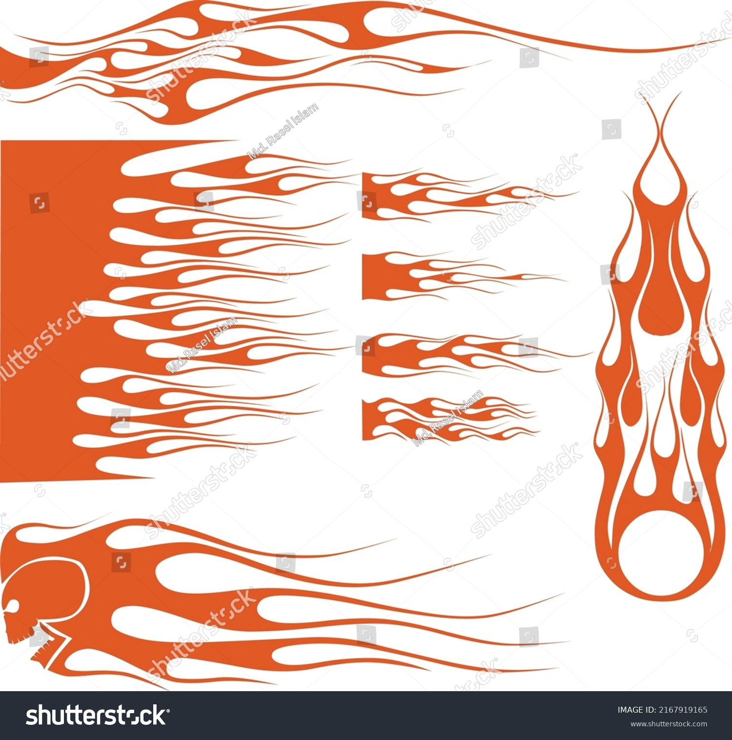 Flames Icons Design Fire Vector Illustration Stock Vector (royalty Free 