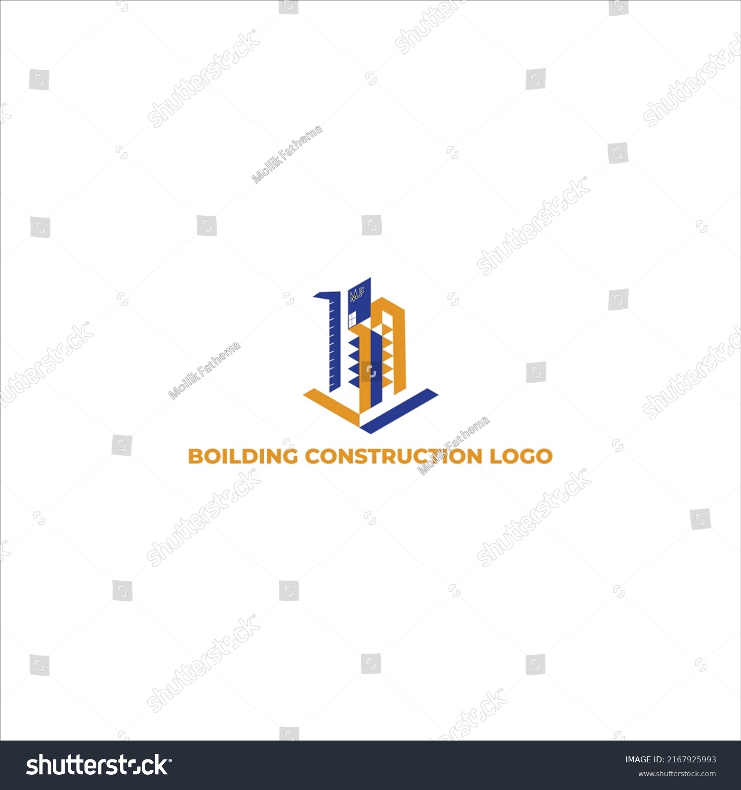 Building Construction Vector Logo Templete Stock Vector (Royalty Free ...