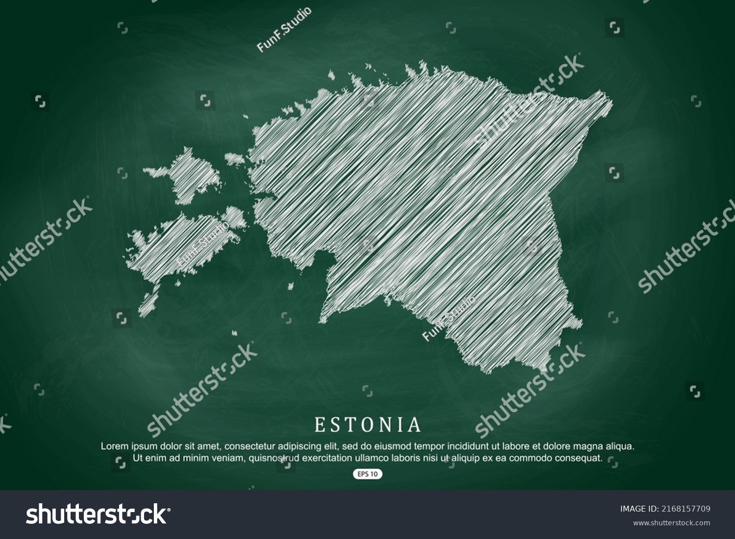 Estonia Map World Map International Vector Stock Vector Royalty Free   Stock Vector Estonia Map World Map International Vector Template With White Outline Graphic Sketch And Old 2168157709 