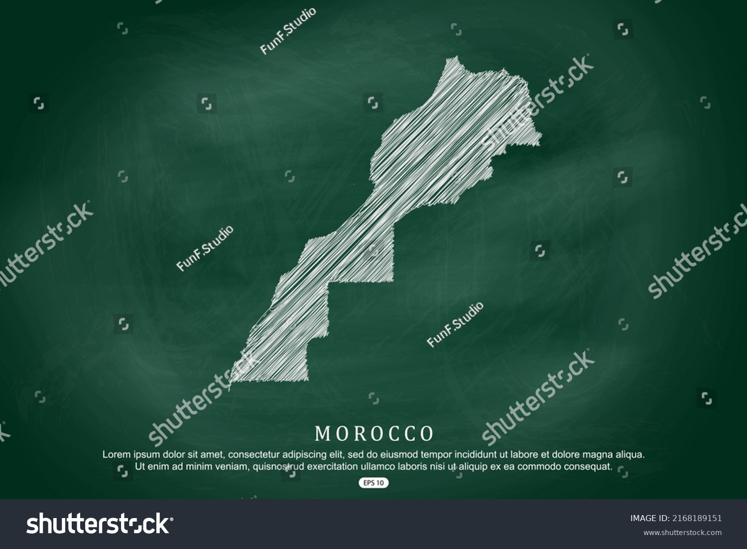 Morocco Map World Map International Vector Stock Vector Royalty Free   Stock Vector Morocco Map World Map International Vector Template With White Outline Graphic Sketch And Old 2168189151 