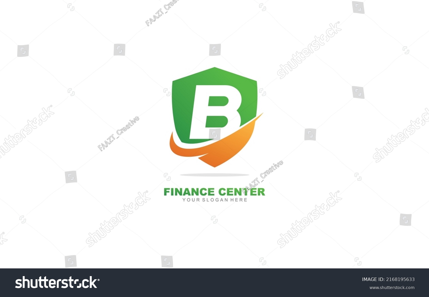 B Security Logo Design Inspiration Vector Stock Vector (Royalty Free ...