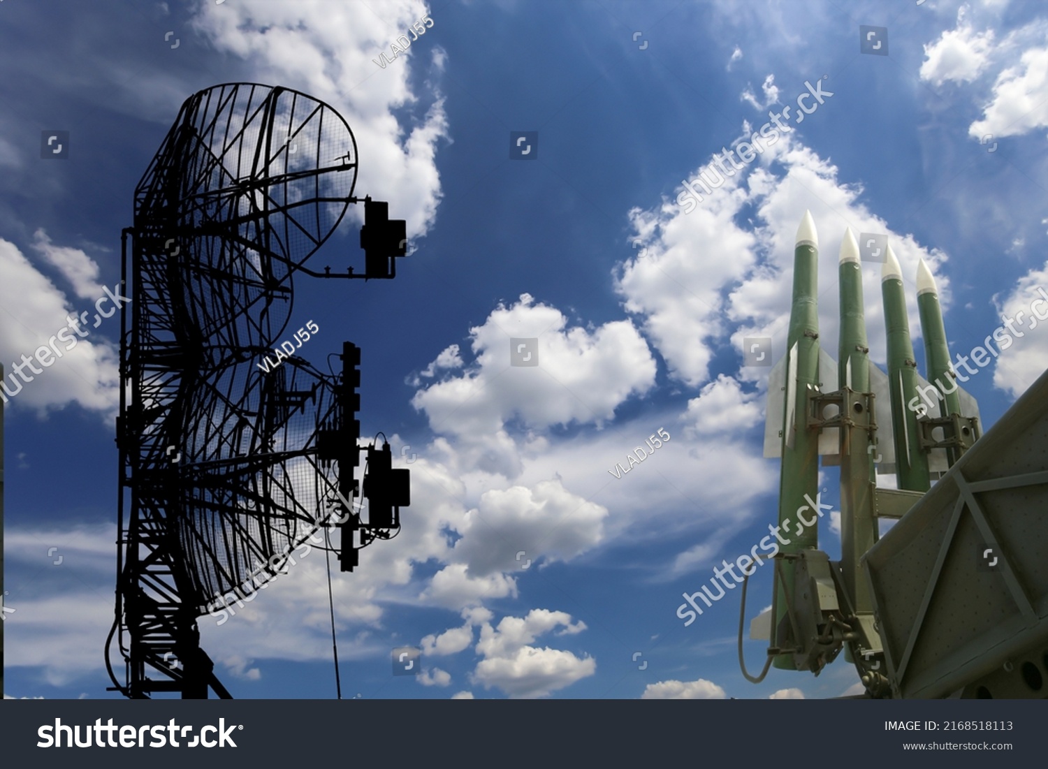 Air Defense Radars Military Mobile Anti Stock Photo 2168518113 ...