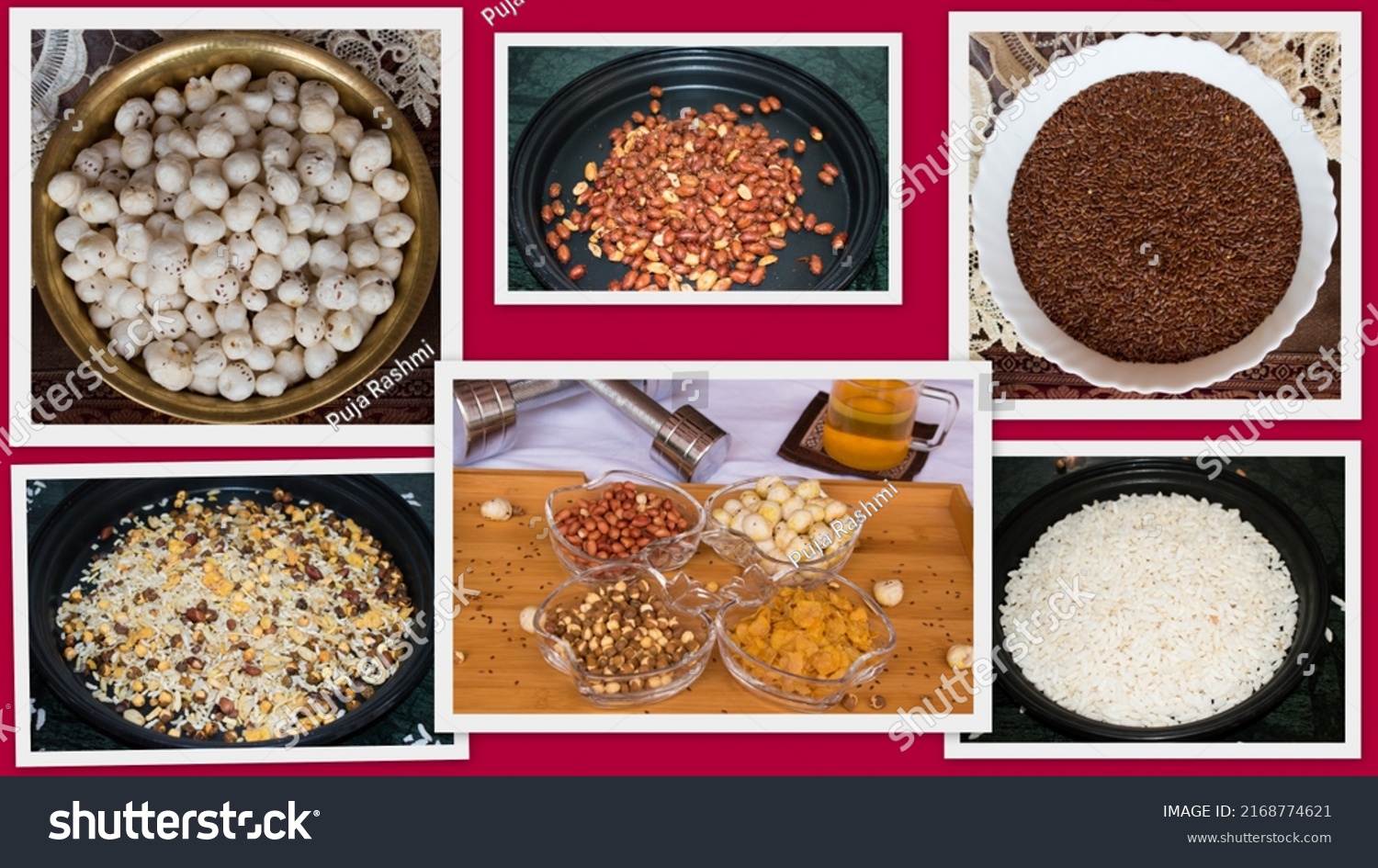 Portrait Various Indian Healthy Snacks Evening Stock Photo 2168774621