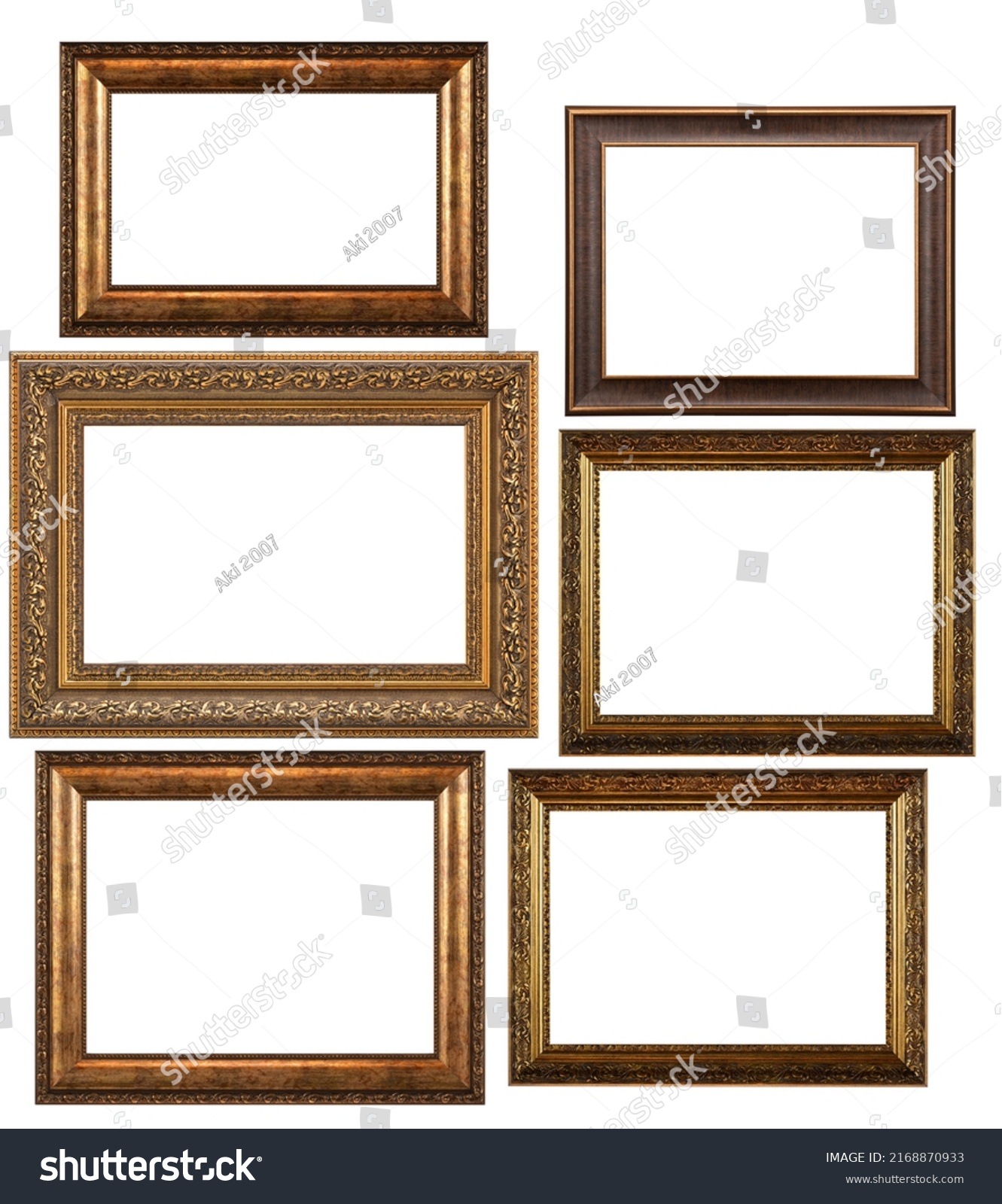 Set Classic Old Vintage Wooden Mockup Stock Photo 2168870933 | Shutterstock