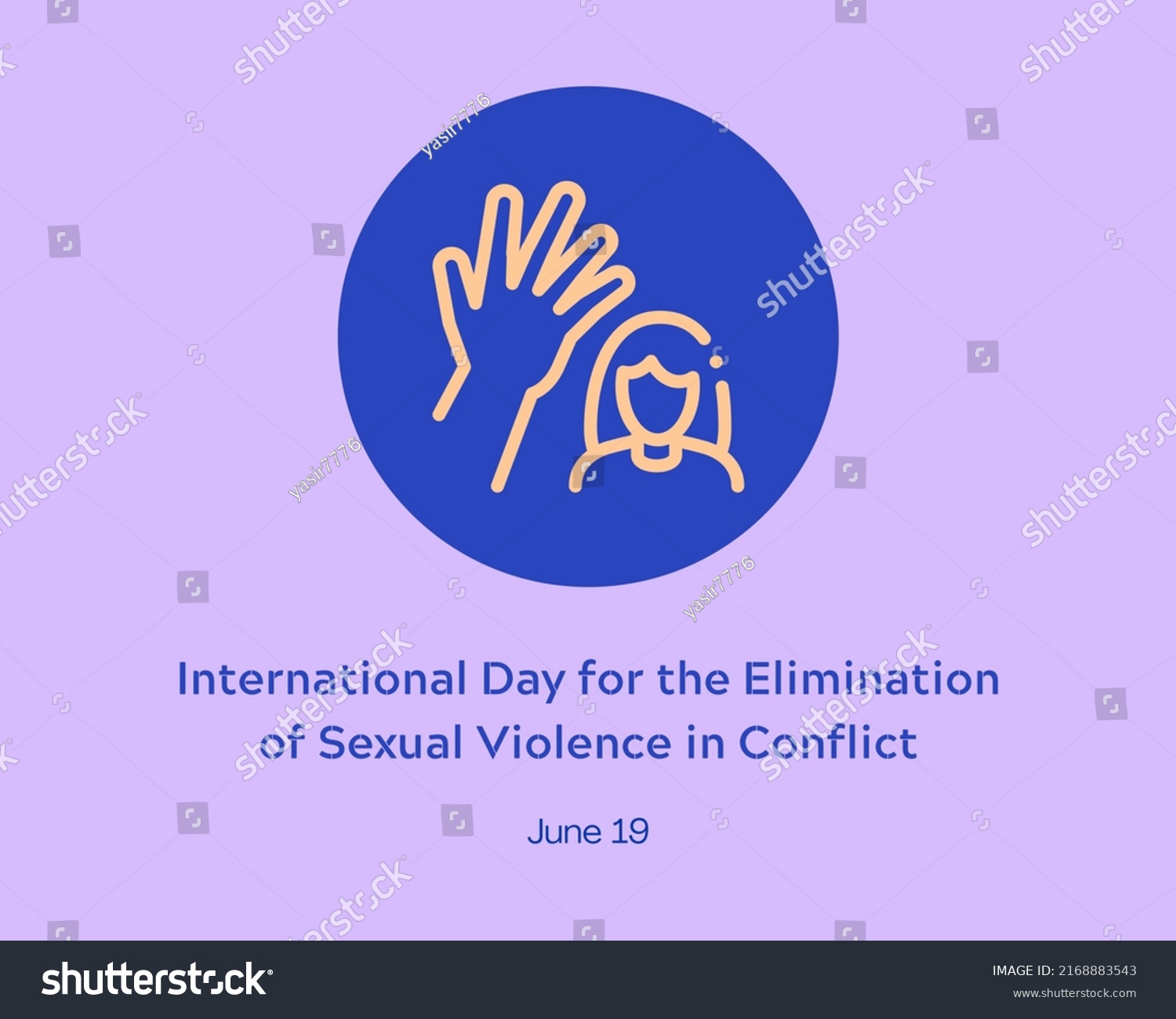 International Day Elimination Sexual Violence Conflict Stock Illustration 2168883543 Shutterstock