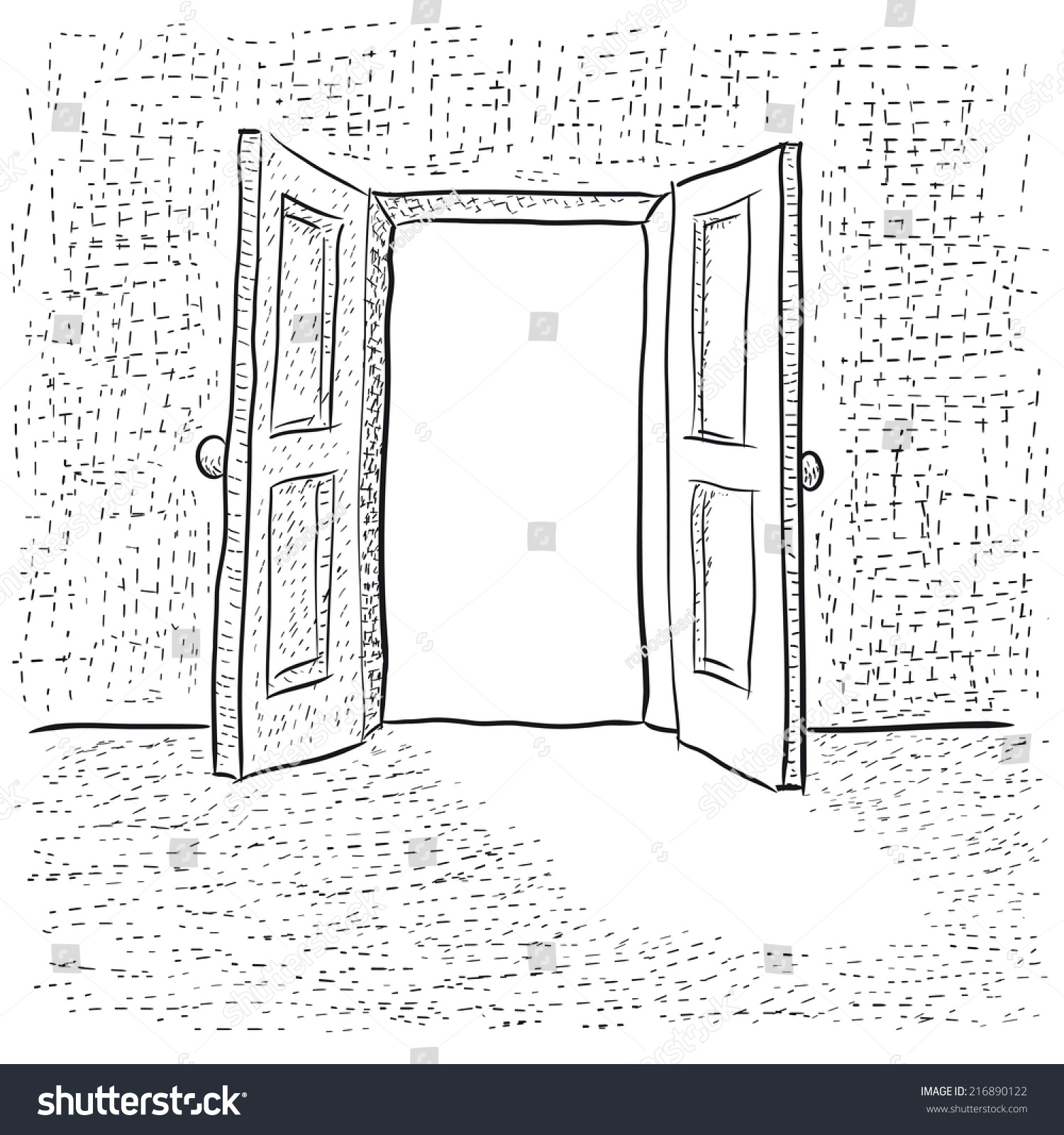 Открытая дверь