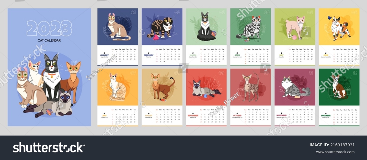 4 2023calendar Images, Stock Photos & Vectors | Shutterstock