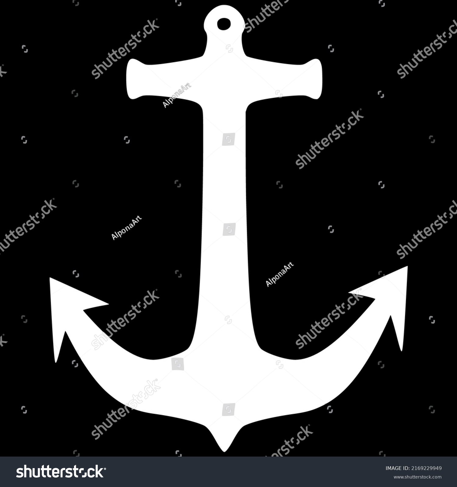 Symbol Boat Port Maritime Ship Marine Stock Vector (Royalty Free ...