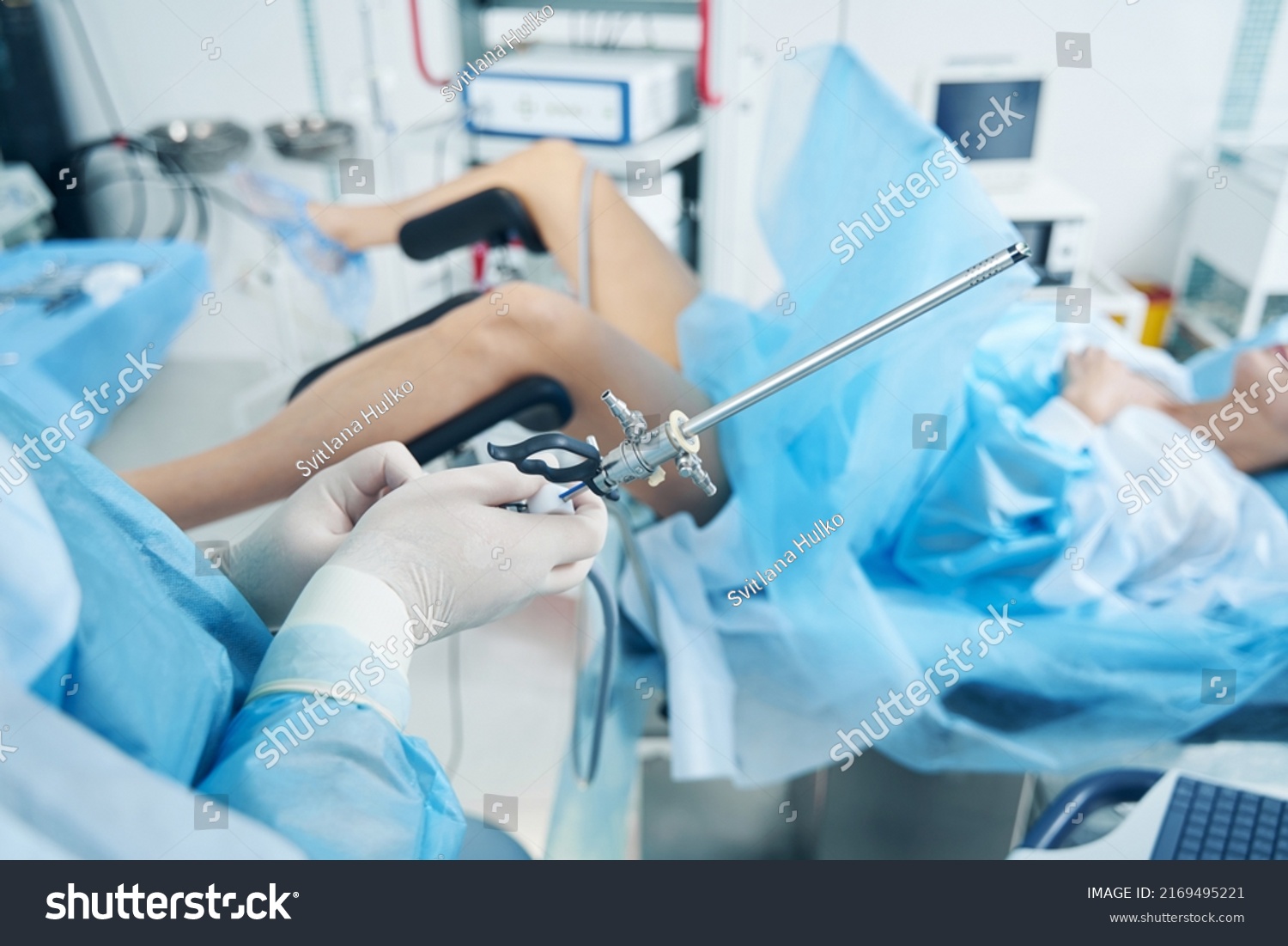 Female Patient Ready Hysteroscopy Procedure Stock Photo 2169495221 ...