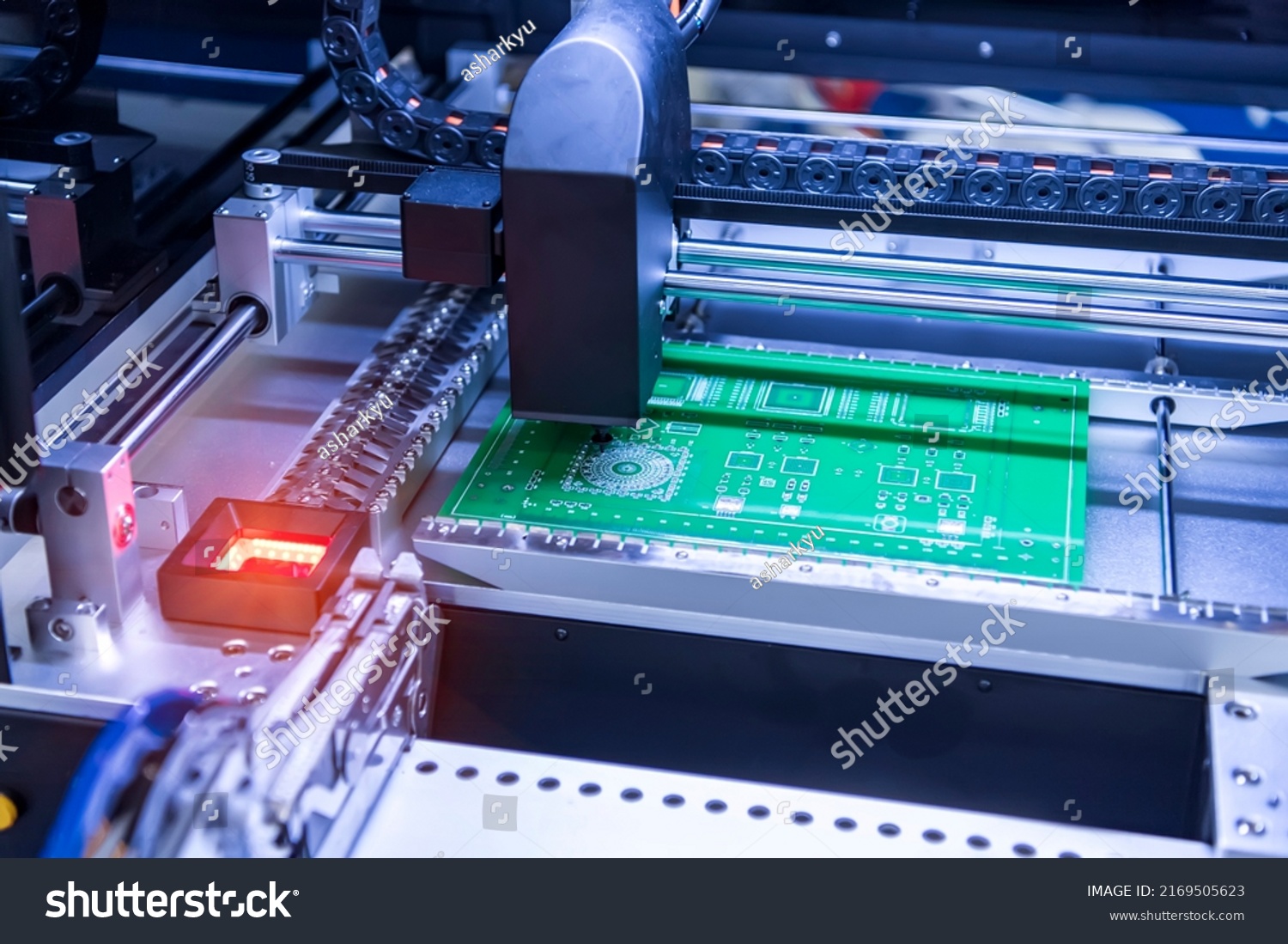 Pcb Processing On Soldering Iron Tips Stock Photo 2169505623 | Shutterstock