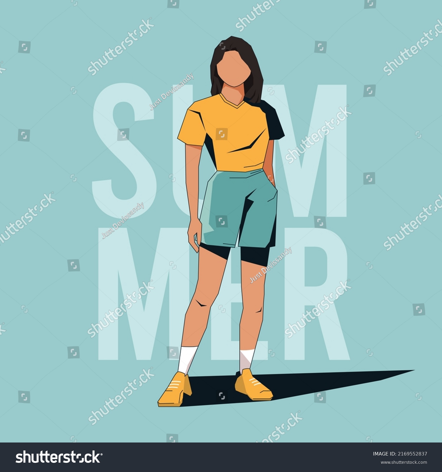 Beautiful Girl Outfit Summer Party Stock Vector Royalty Free 2169552837 Shutterstock 3489