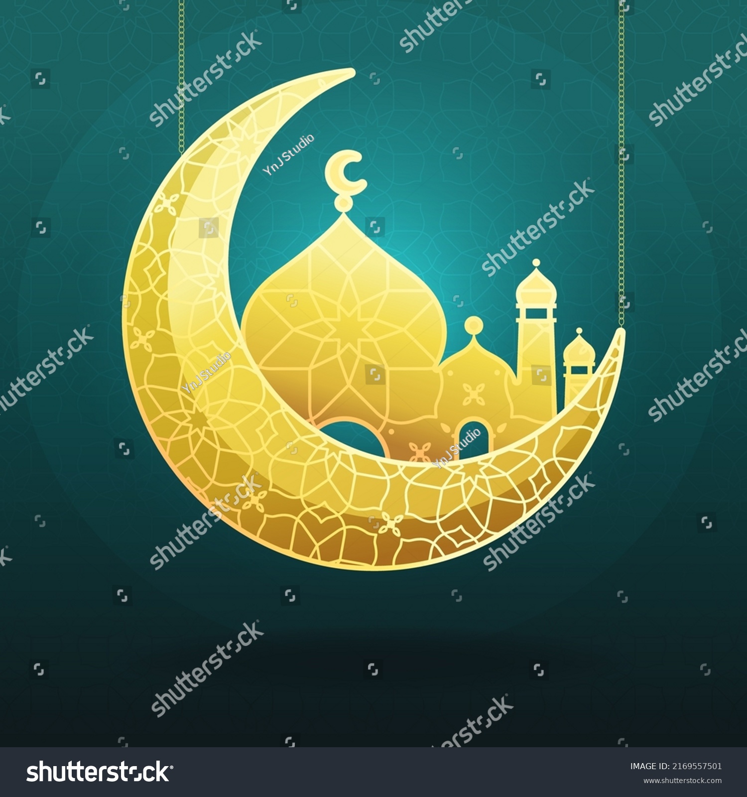 Malay Culture Festival Holiday Greeting Element Stock Vector (Royalty ...