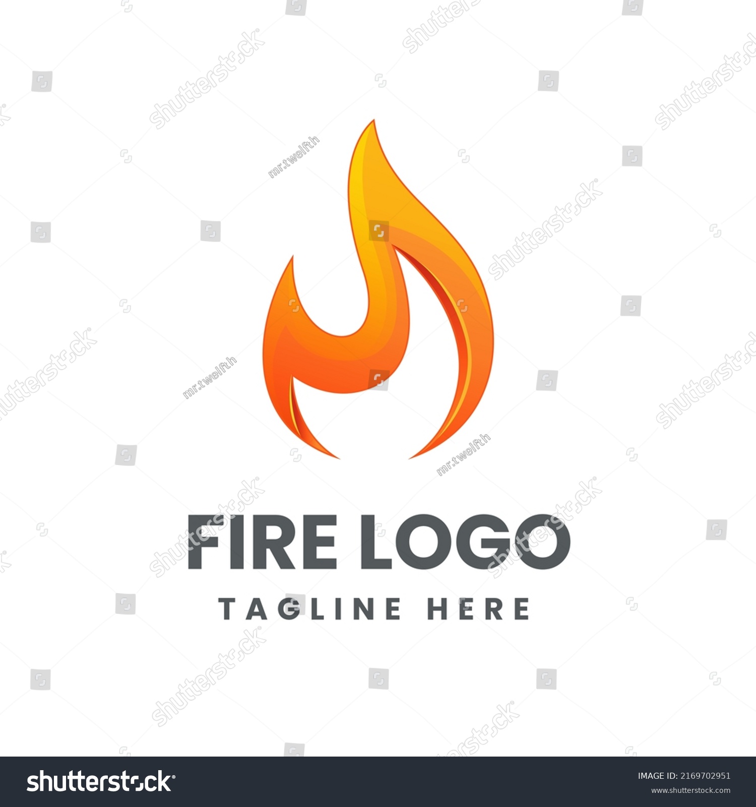 Premium Vector 3d Fire Logo 10 Stock Vector (Royalty Free) 2169702951 ...