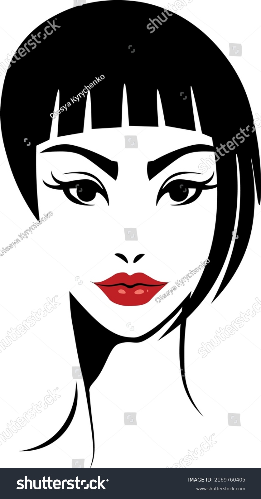 Beauty Logo Beautiful Woman Face Sexy Stock Vector Royalty Free 2169760405 Shutterstock 3166