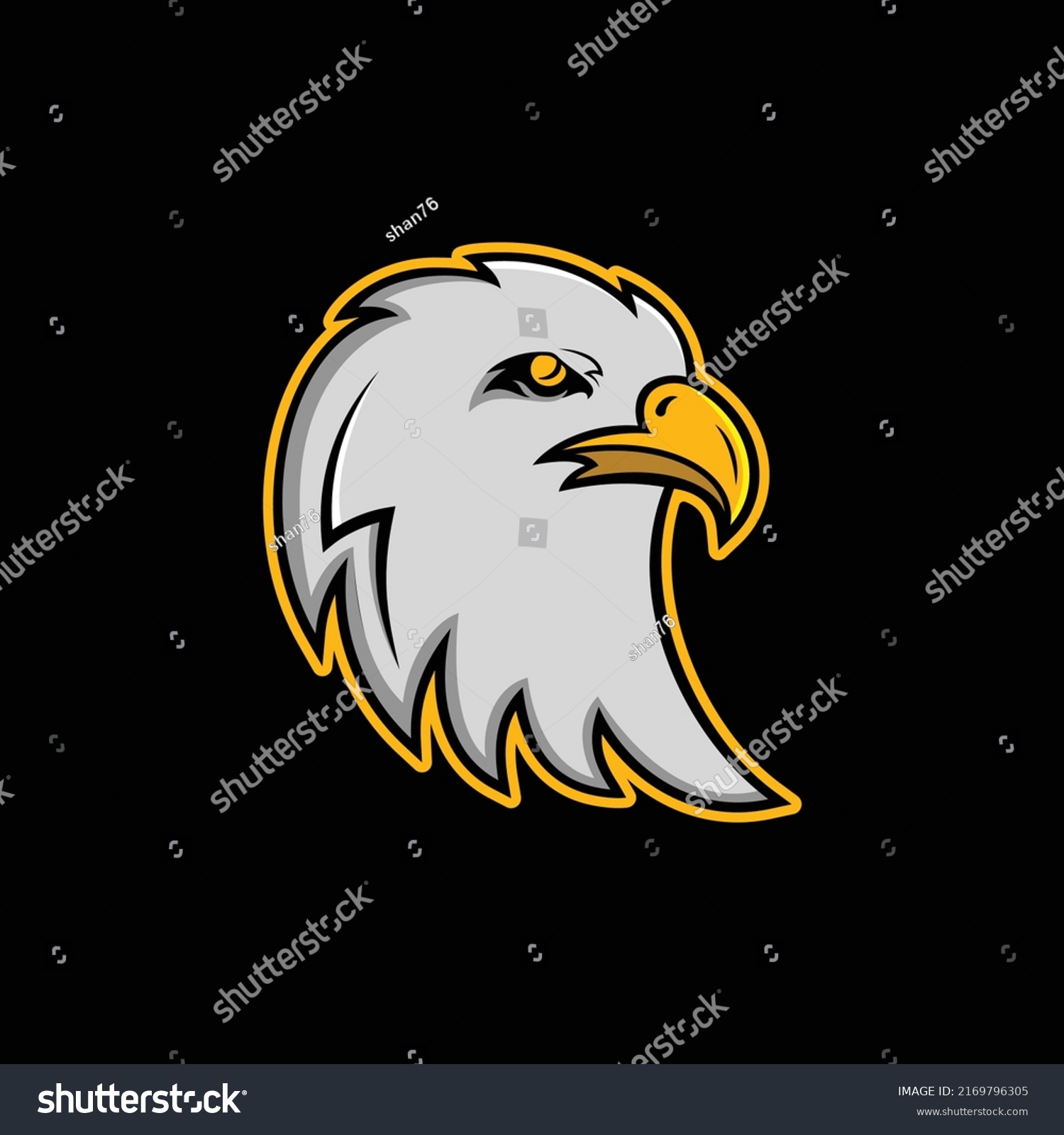 Eagle Gaming Logo E Sport Logo Stock Vector (Royalty Free) 2169796305 ...