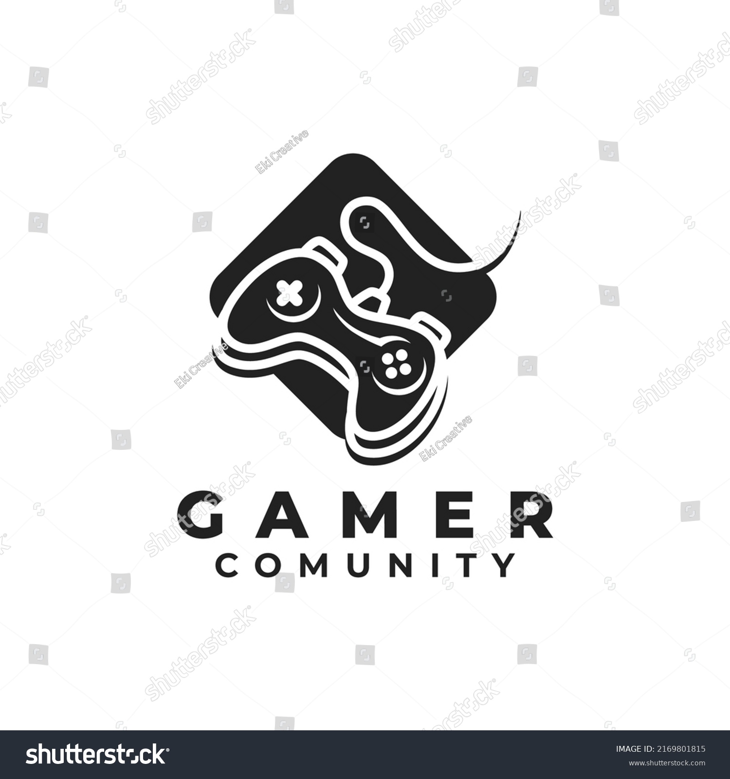 Gamer Logo Joystick Icon Stock Vector (Royalty Free) 2169801815 ...