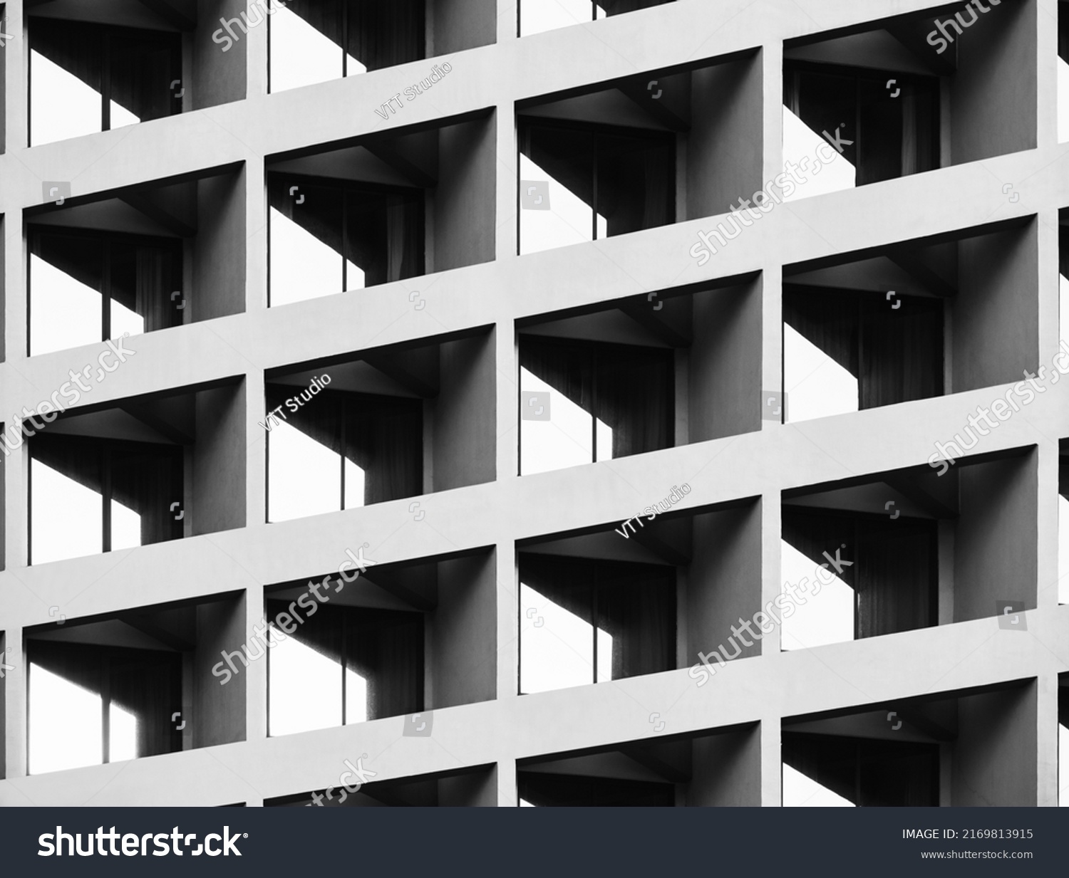 Architecture Detail Window Frame Pattern Modern Stock Photo 2169813915 ...