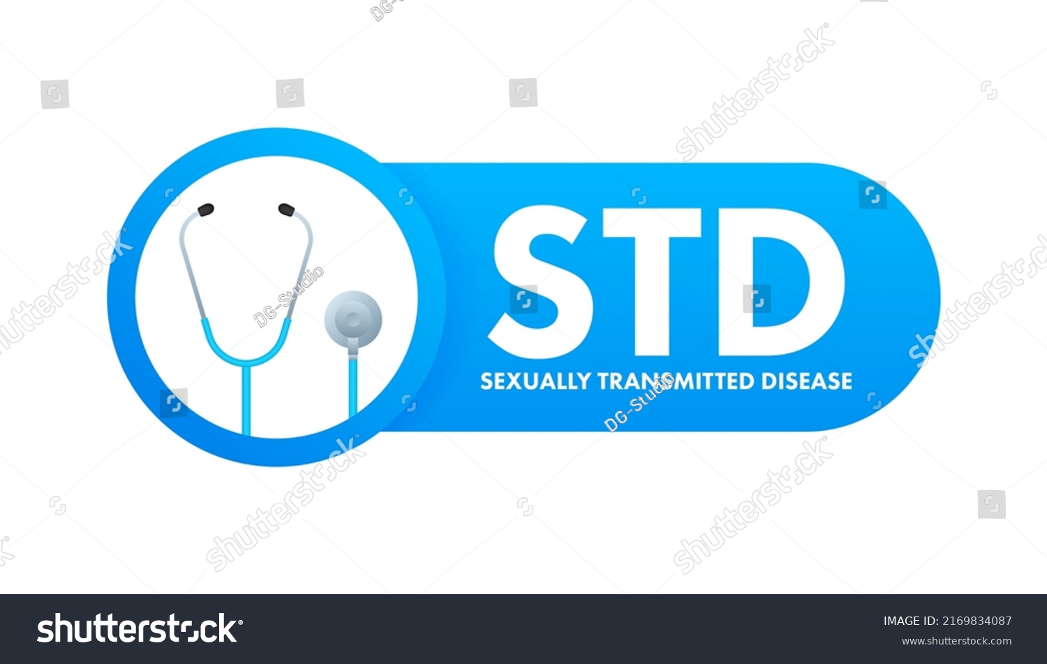 Sexually Transmitted Disease Icon Sexually Transmitted Stock Vector Royalty Free 2169834087 1497