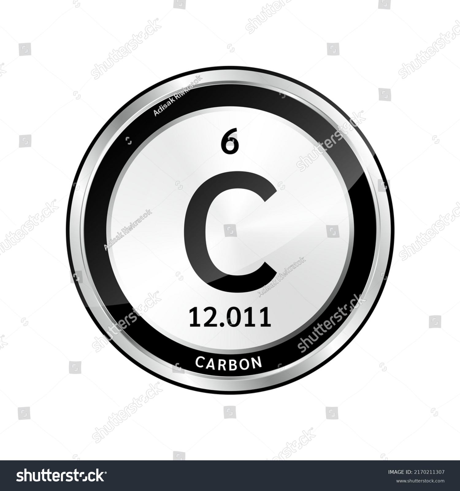 Carbon C Symbol Icon Chemical Formulas Stock Vector (Royalty Free ...