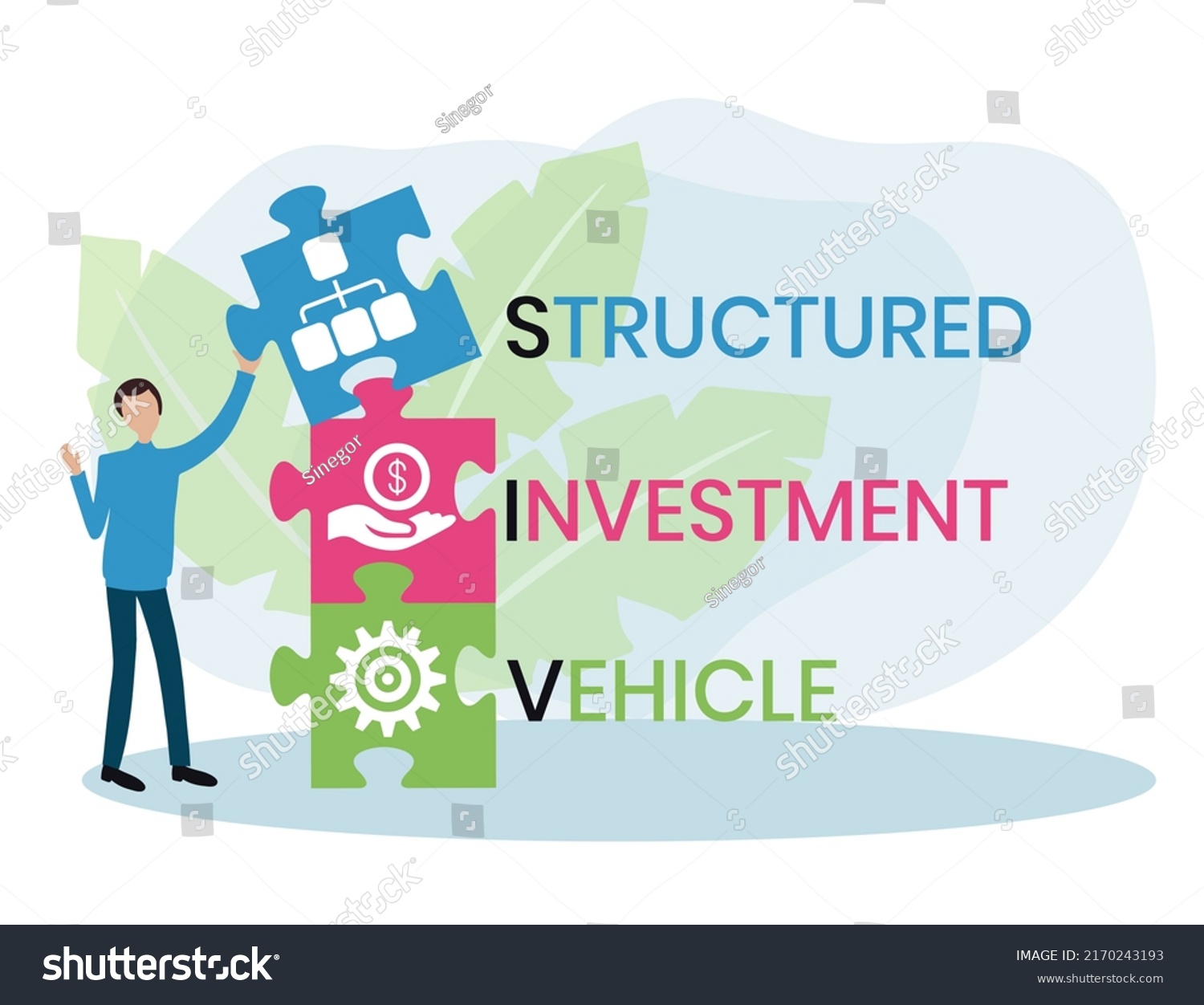 Siv Structured Investment Vehicle Business Concept Stock Vector ...