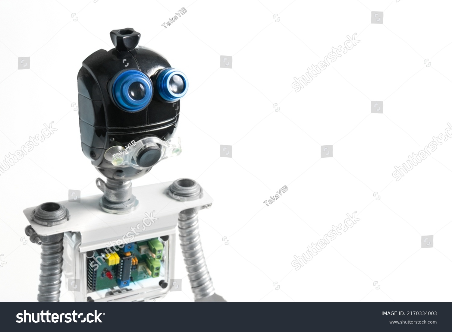 Closeup Diy Robot Microcontrollers Board Robotics Stock Photo ...