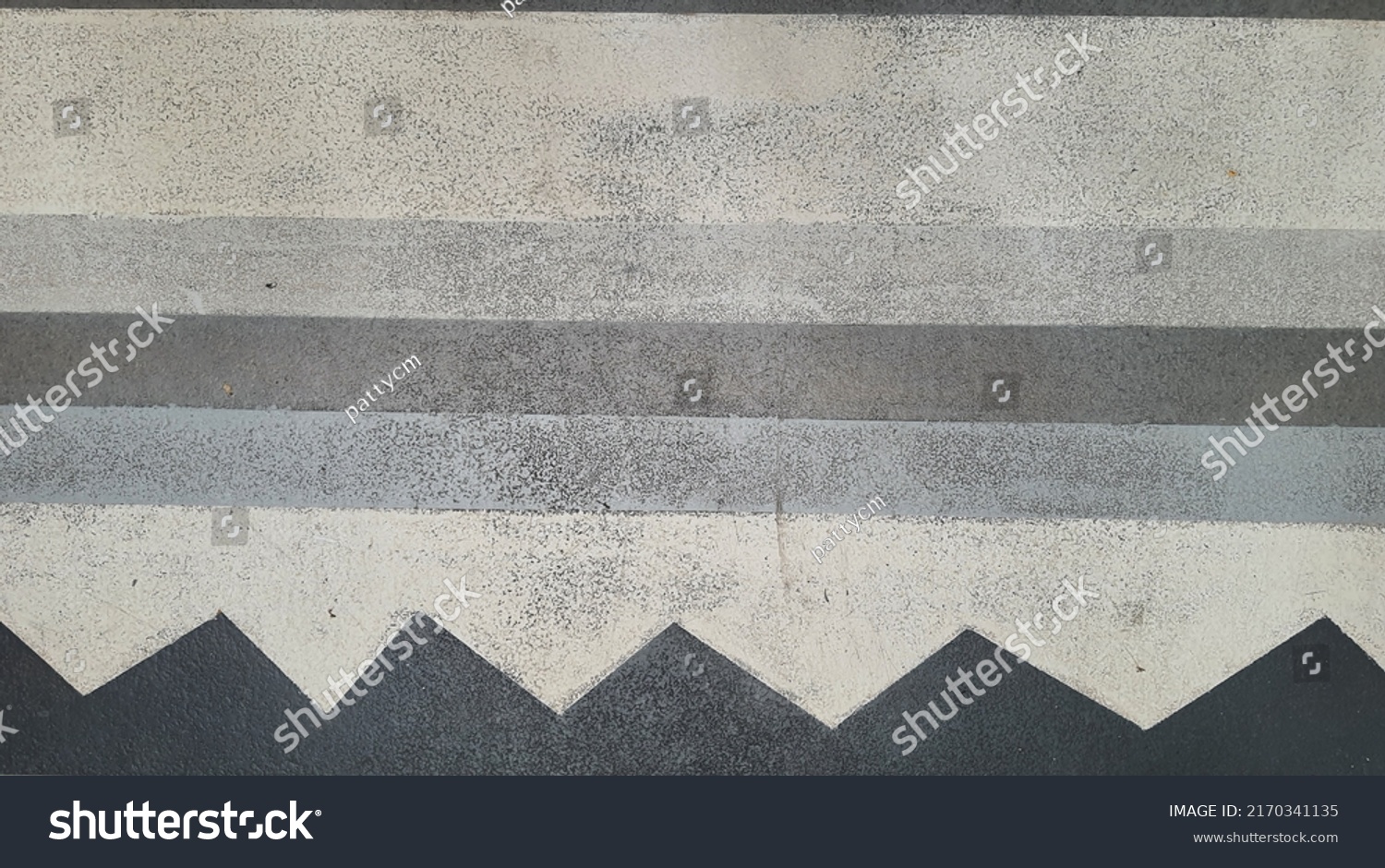 White Grey Black Zigzag Strip Cement Stock Photo Shutterstock