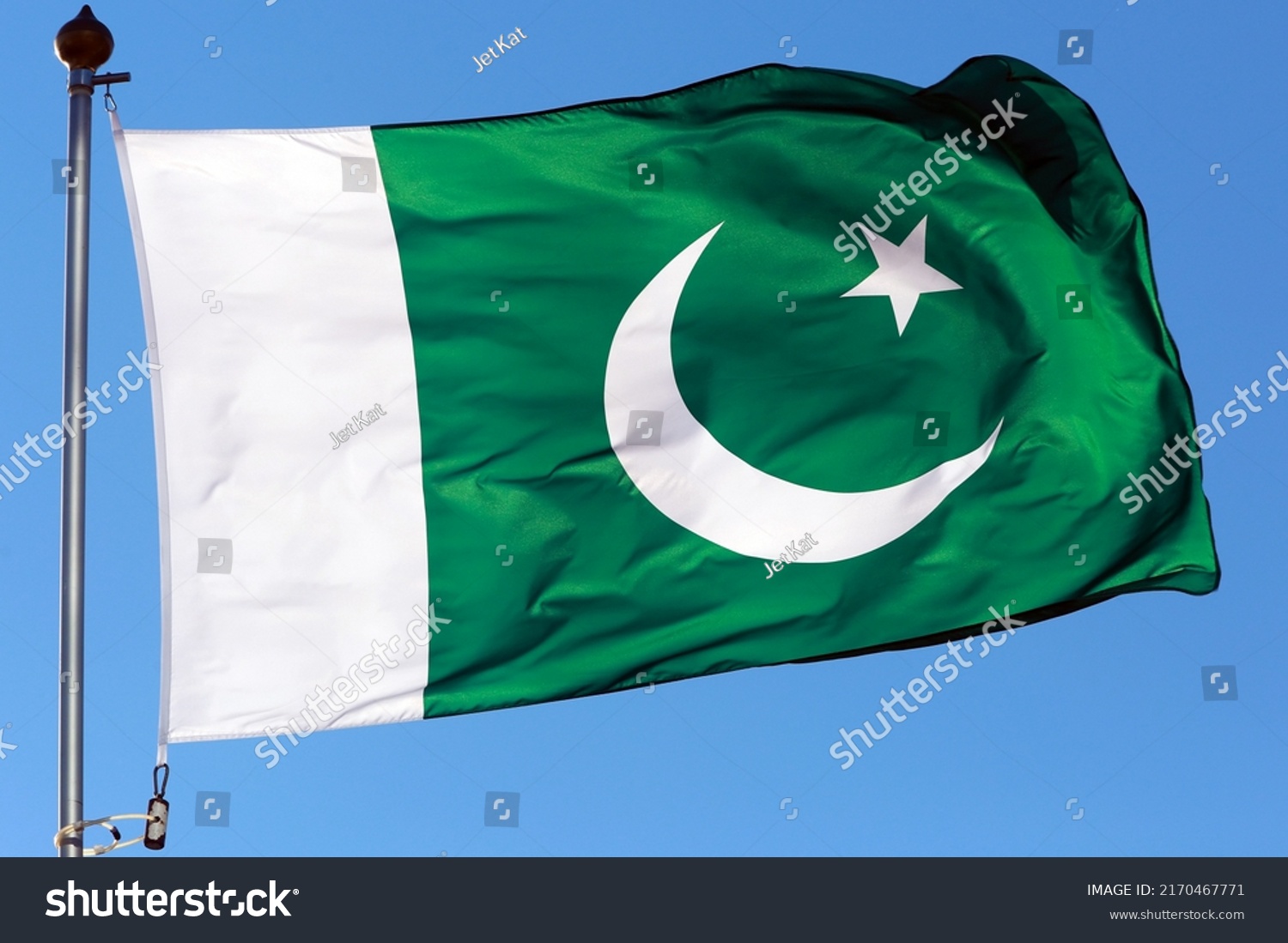 Flag Islamic Republic Pakistan Stock Photo 2170467771 Shutterstock