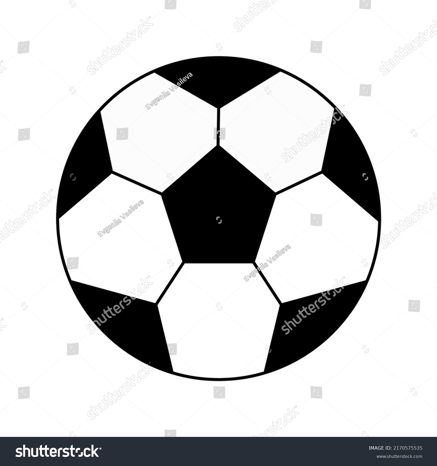 Soccer Ball Pictogram Vector Illustration Stock Vector (royalty Free 