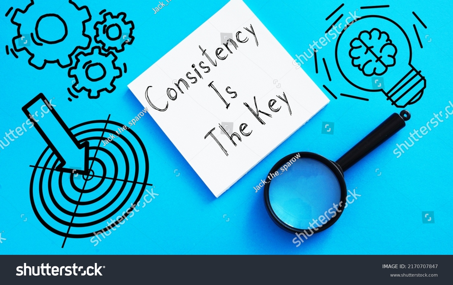 Consistency Key Shown Using Text Stock Photo 2170707847 | Shutterstock