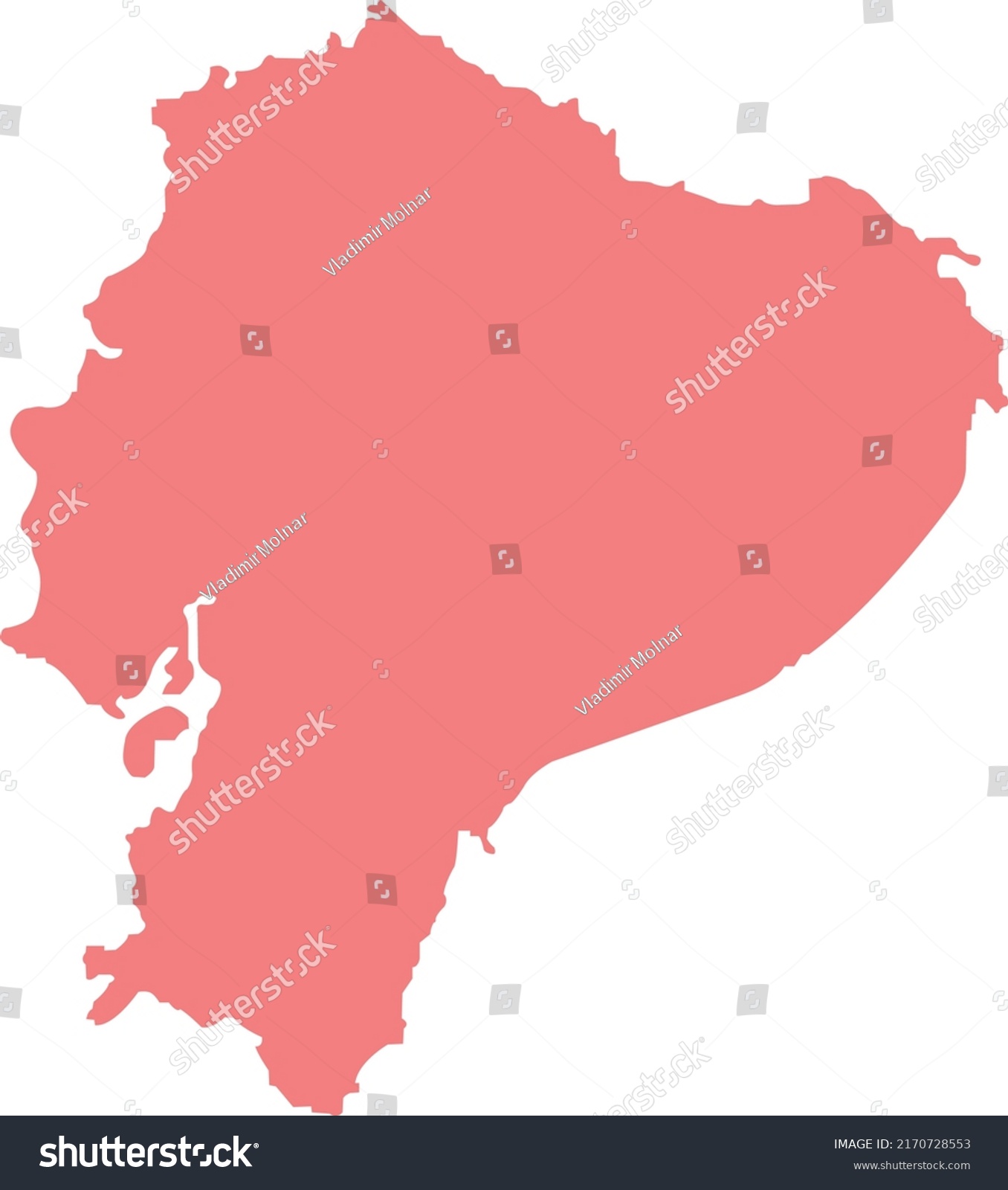 Vector Illustration Ecuador Map Stock Vector Royalty Free 2170728553 Vector Illustration Ecuador Map Stock Vector Royalty Free 2170728553