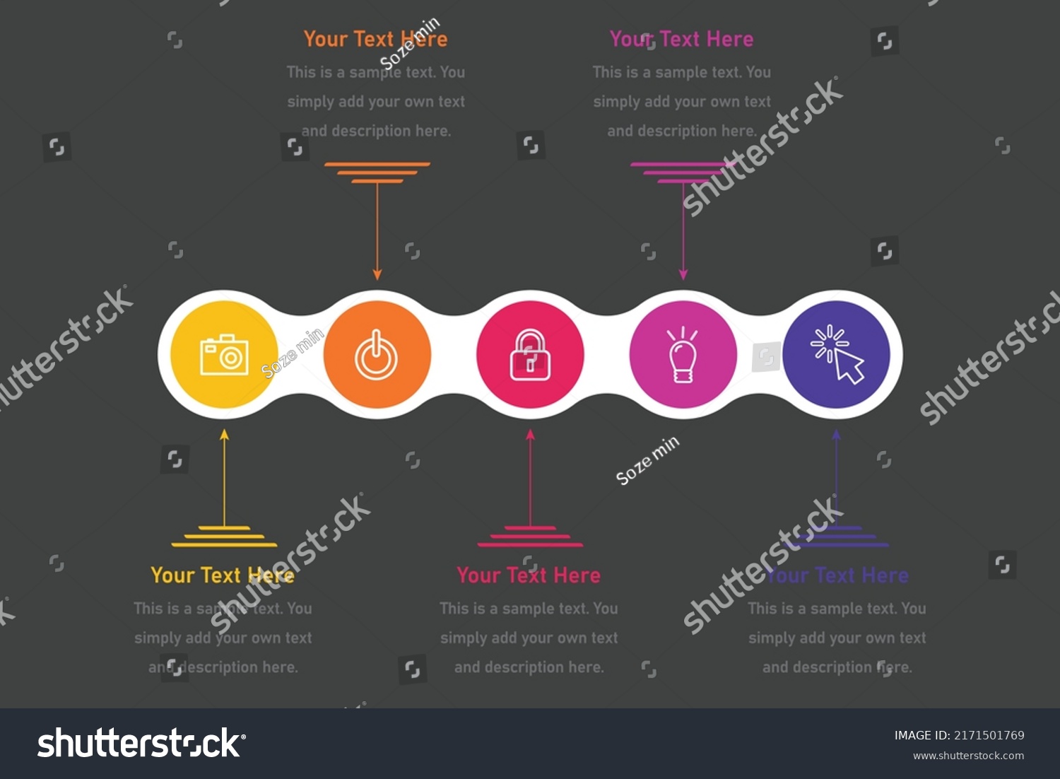 Timeline Infographics Template Arrows Flowchart Workflow Stock Vector Royalty Free 2171501769 4572