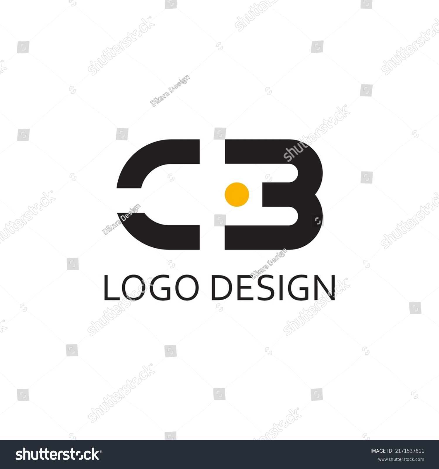 Simple Letter C B Logo Company Stock Vector (Royalty Free) 2171537811 ...