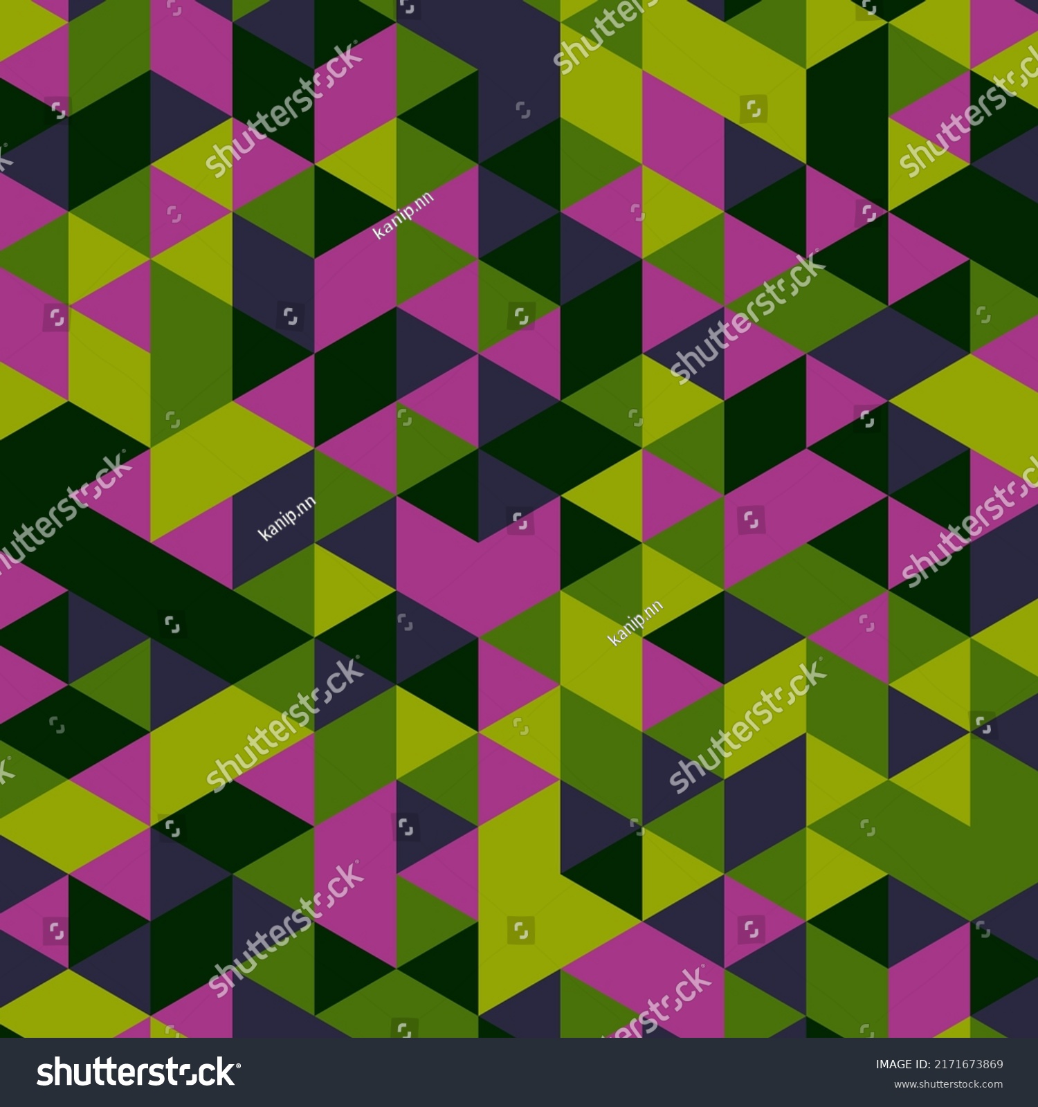 Vector Abstract Geometric Cube Triangle Angular Stock Vector (Royalty ...