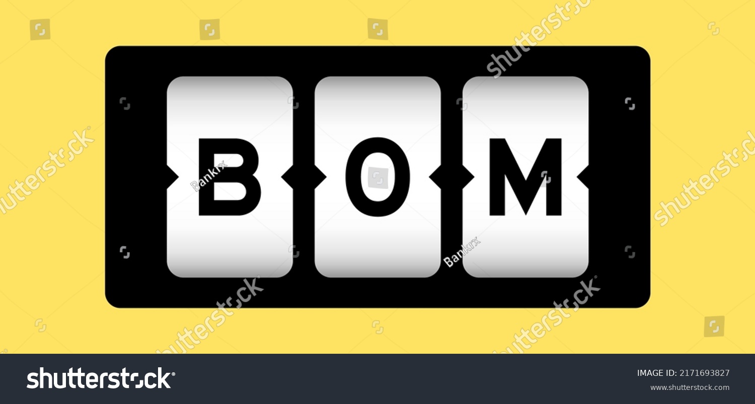 black-color-word-bom-abbreviation-bill-stock-vector-royalty-free