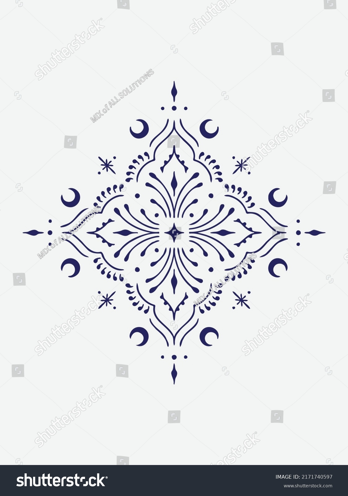 Bohemian Linear Logos Icons Symbols Arc Stock Vector (Royalty Free ...